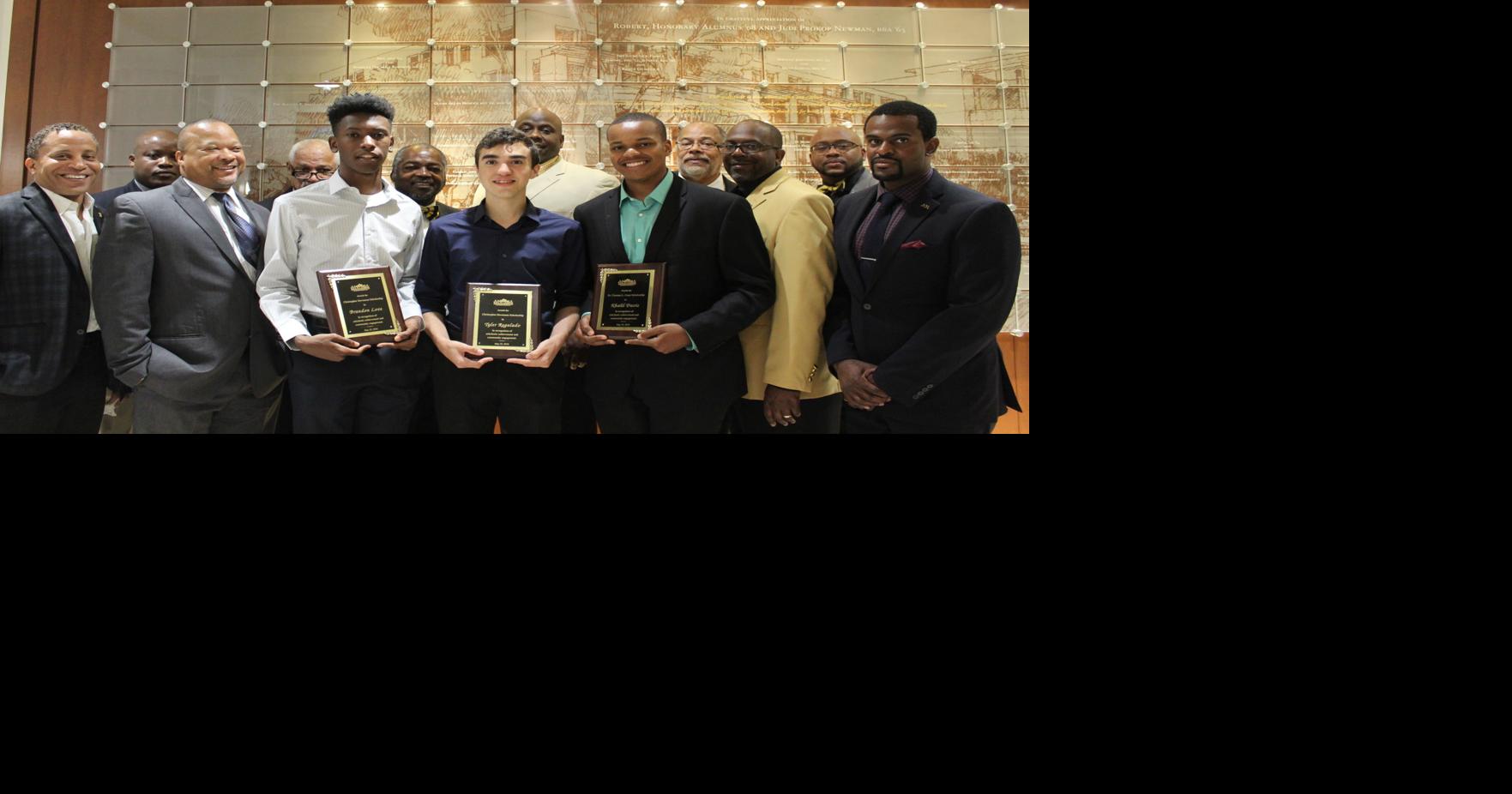 South Miami Alpha fraternity brothers honor three students | Education ...
