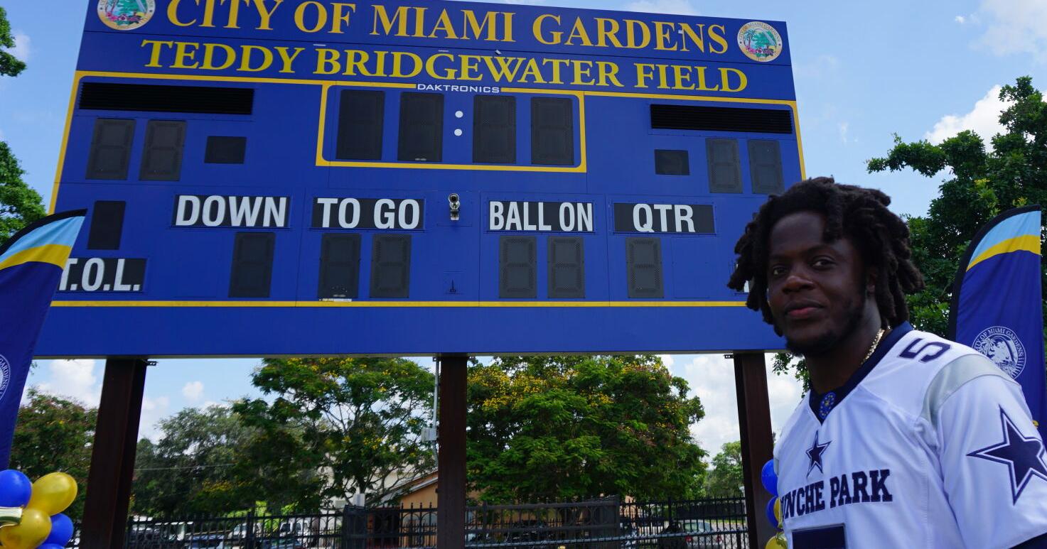 Bunche Park field named for Teddy Bridgewater - Vimarsana News