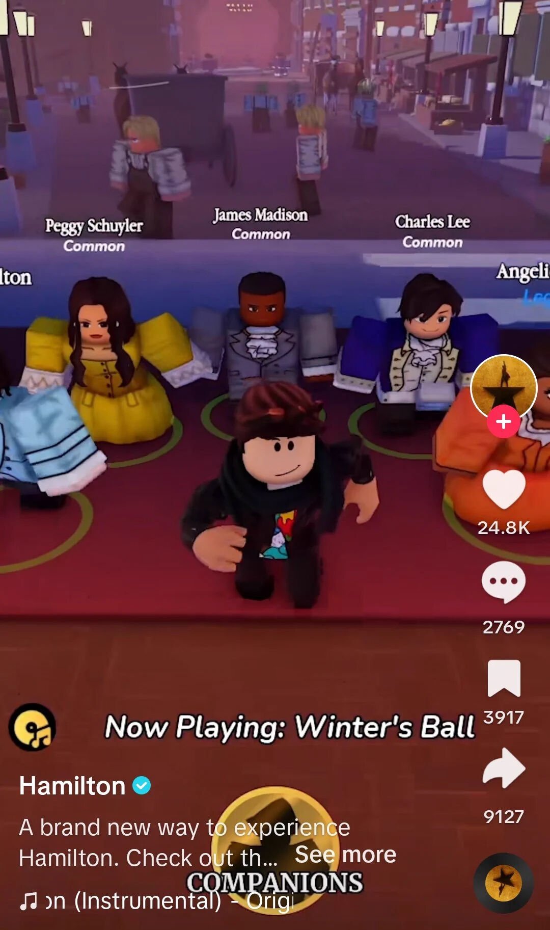 Hamilton Simulator lets Roblox players defeat the British with official  songs from the musical