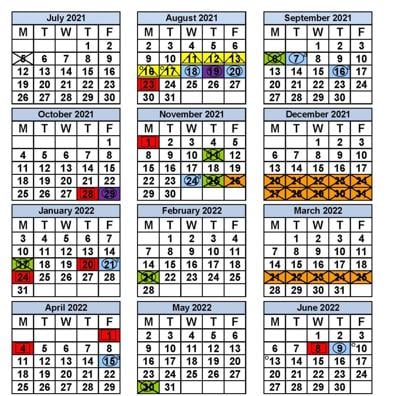 Mcps Calendar 2022 23 Miami-Dade County Public Schools 2021-22 Calendar | Education |  Miamitimesonline.com