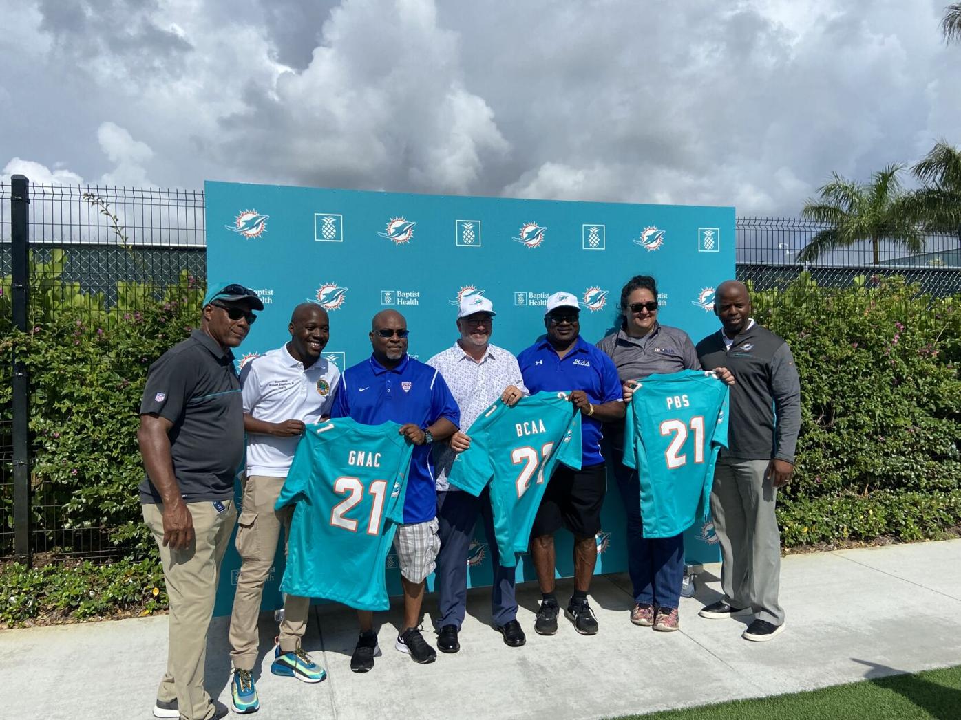 Miami Dolphins Donate Equipment and Meals to 1,000 High School and