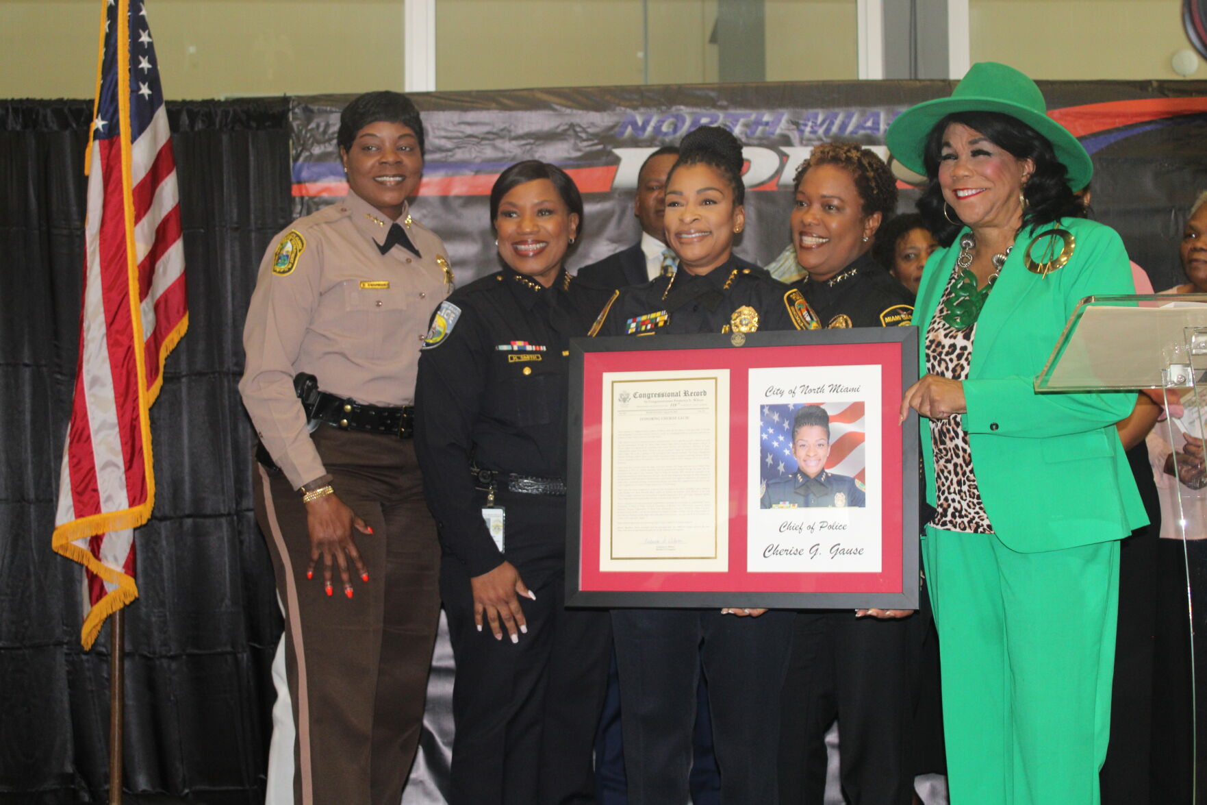 All-star Welcome For New North Miami Police Chief Cherise Gause | South ...