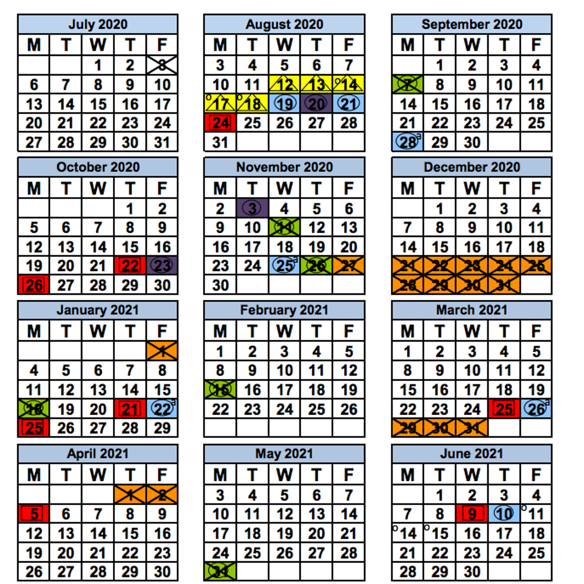 Umiami Calendar Spring 2025