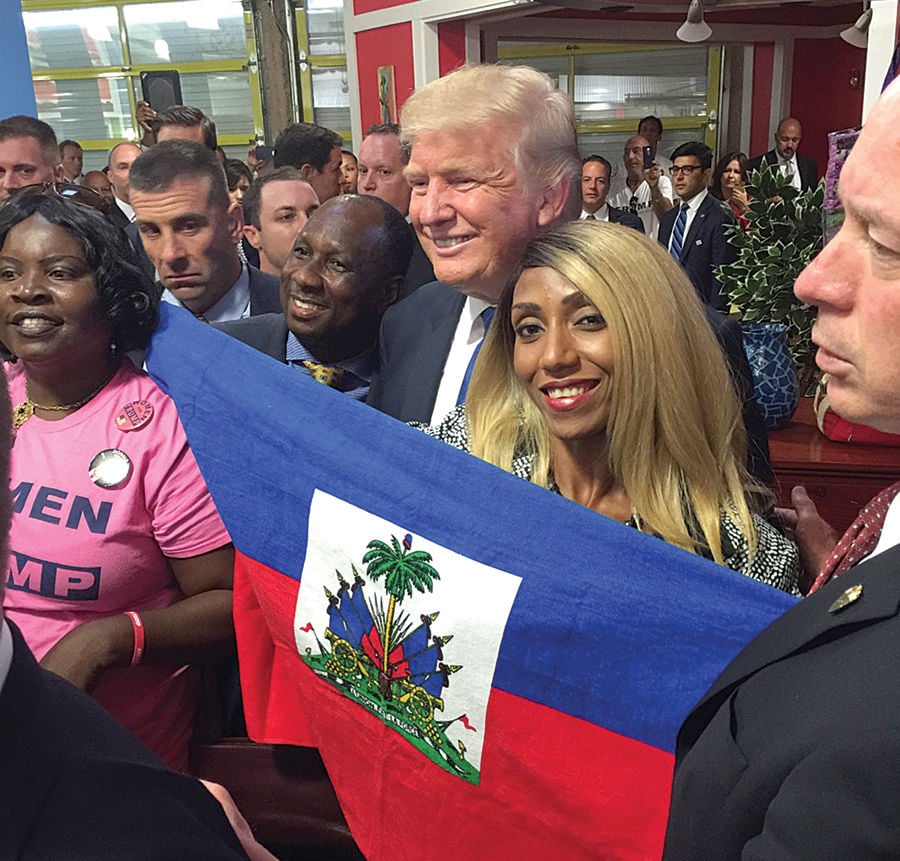 Image result for trump with haitian leaders'