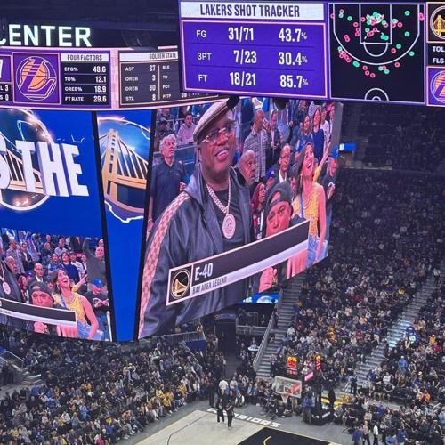 Bling-wearing rapper E-40 booted out of Warriors' NBA play-off