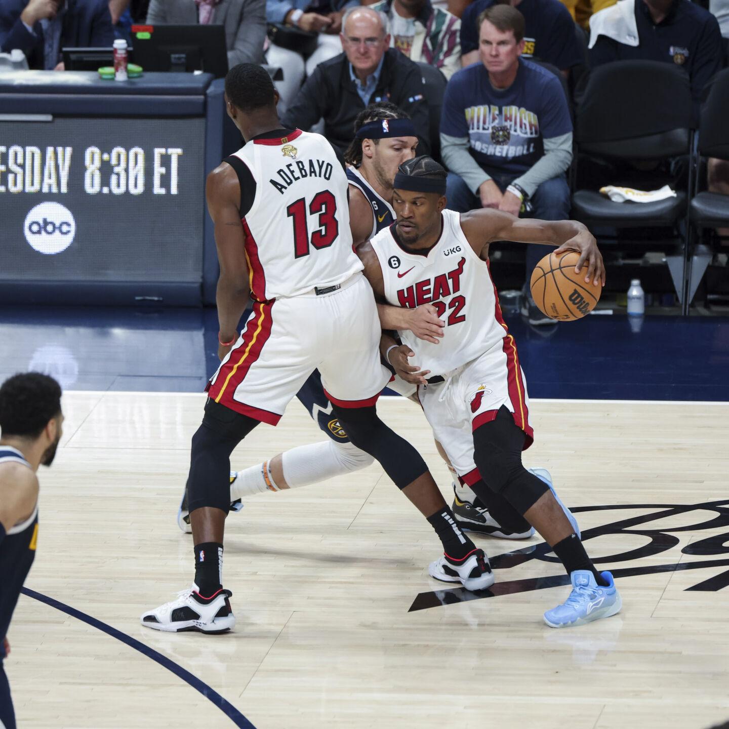 Series tied: Heat roar back in the 4th quarter, beat Nuggets 111-108 in  Game 2 of NBA Finals