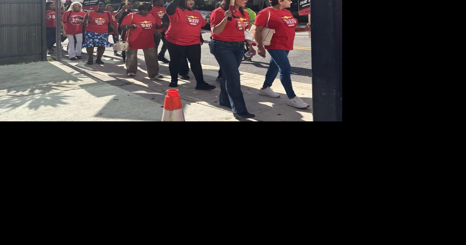 Hotel workers in Miami rally on 'May Day' for higher wages to keep up ...