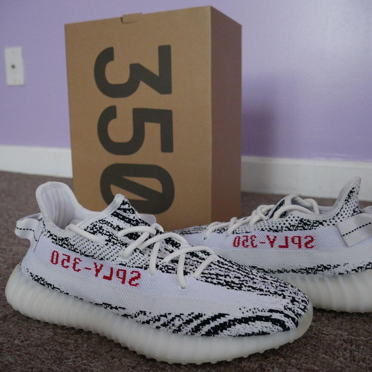adidas gazelle silver green womens ADIDAS x YEEZY BOOST 350 V2 Size 12 Black Multi-Color Woven Mixed Fabr   Sui Generis Designer Consignment