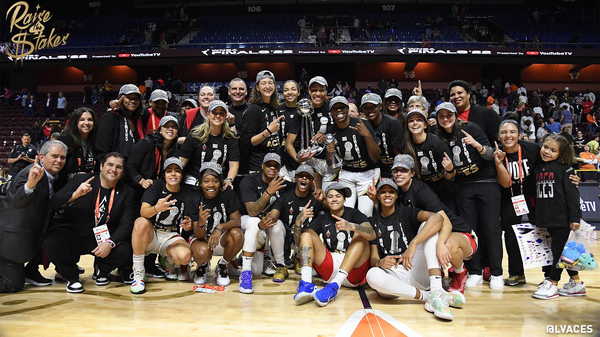 FULL] Las Vegas Aces 2022 WNBA Finals Trophy Ceremony