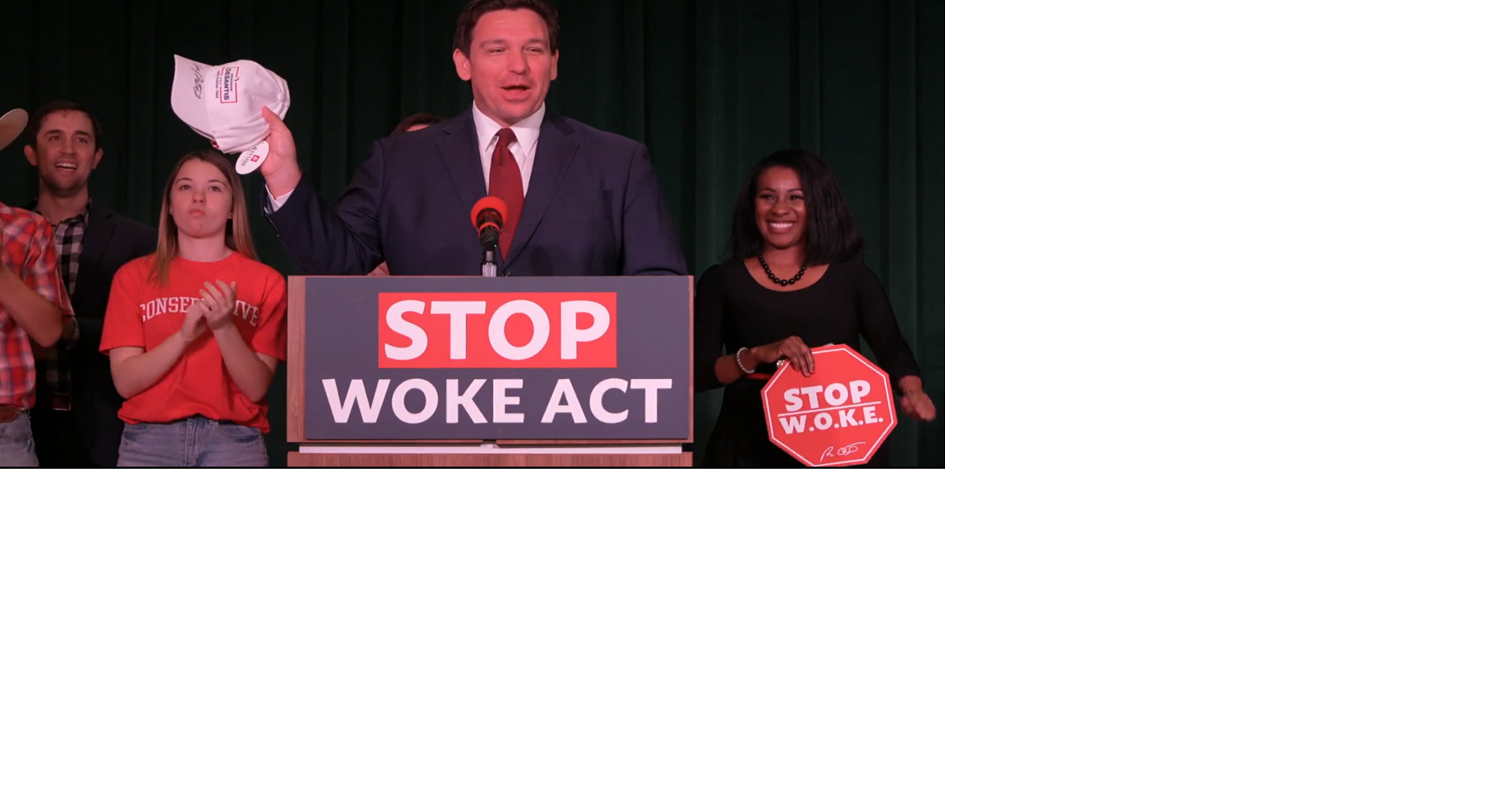 DeSantis calls overruling of ‘Stop WOKE Act' ‘judicial overreach' Jay Waagmeester, Florida Phoenix Jul 8, 2026 Jul 8, 2026 Updated 4 mins ago