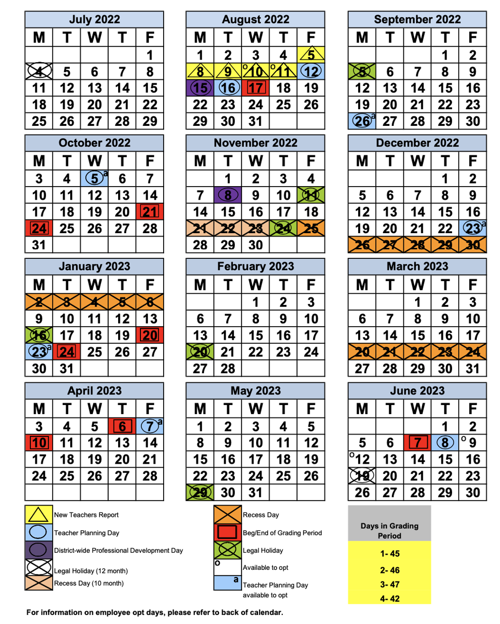 MiamiDade County Public Schools 20222023 Calendar Education