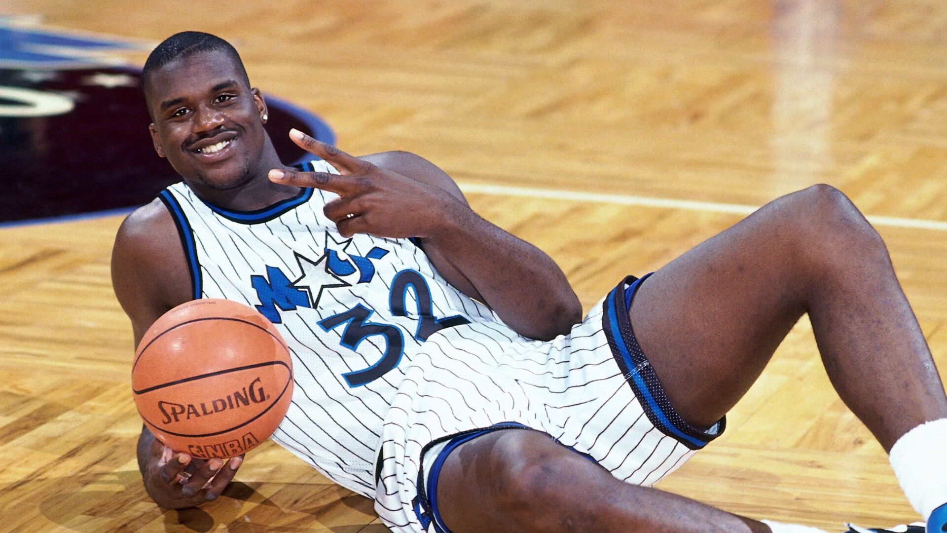 Shaquille O'Neal's No. 32 jersey is the first to be retired by the