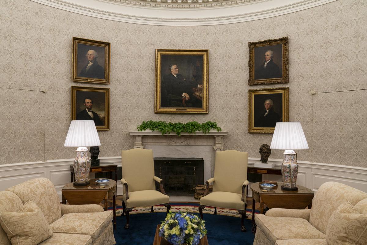 An Oval Office makeover with a nod to Clinton décor Lifestyles