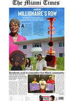 Miami Times September 9-15, 2026 Front Page