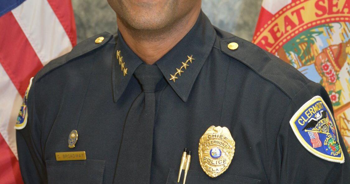 Is Police Chief Broadway leaving Clermont?