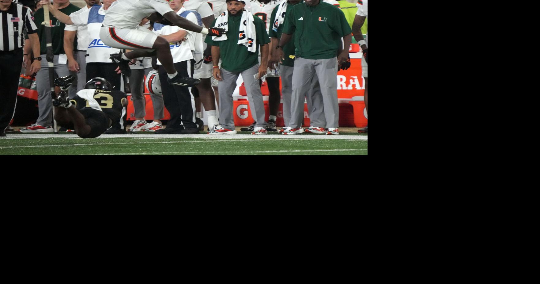 No. 5 Miami tops Wake Forest