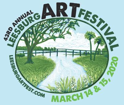 Leesburg Art Fest Poster Features Venetian Gardens Nature Theme
