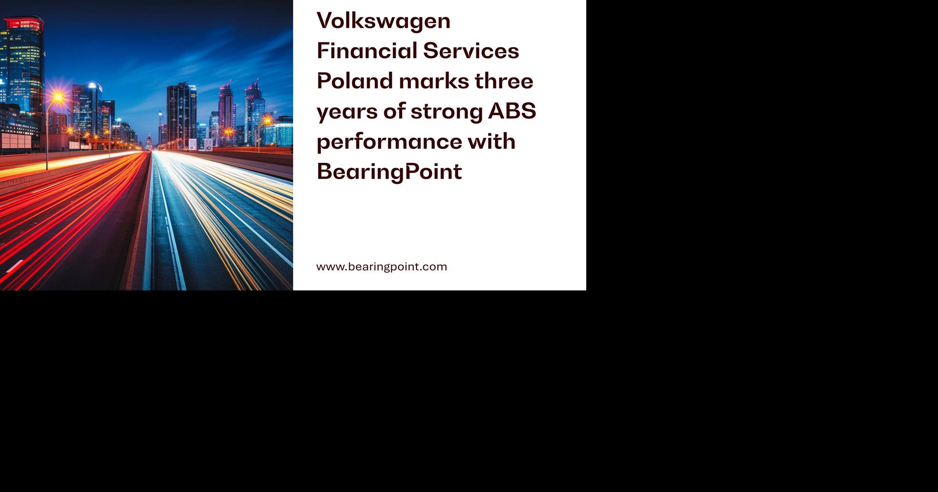 Volkswagen Financial Services Poland marks three years of strong ABS performance with BearingPoint