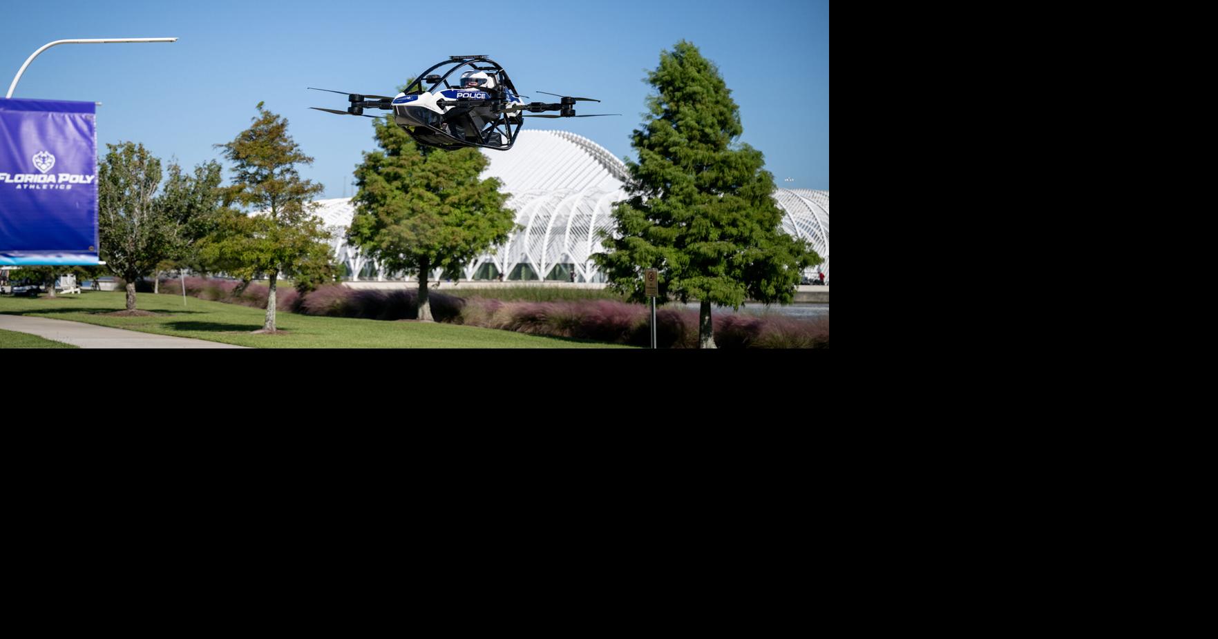 Florida Poly makes history with first flying police vehicle | News ...