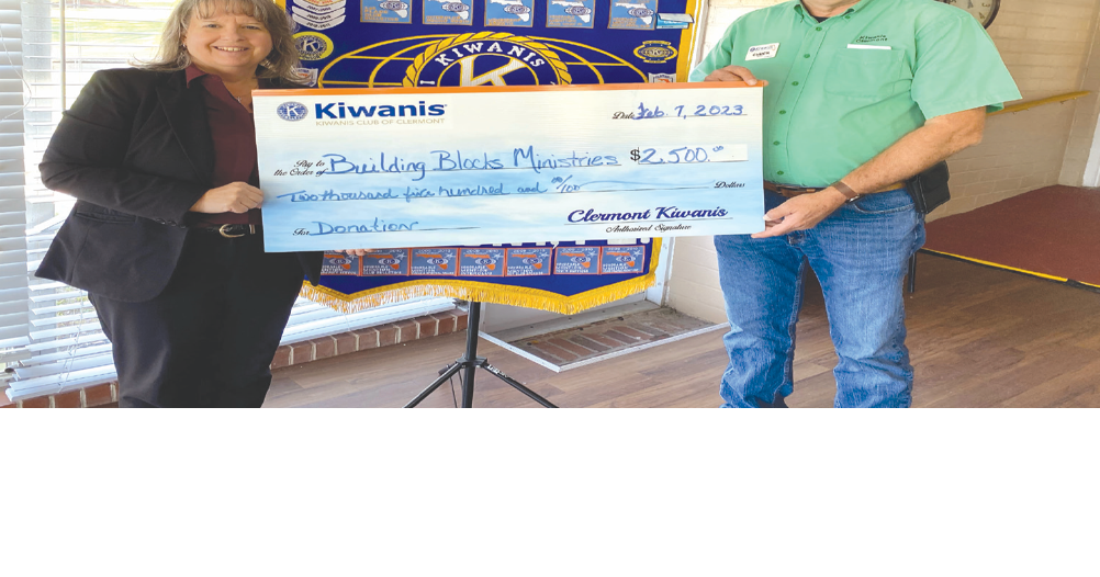 Kiwanis Club donates to Building Blocks Ministries Clermont News