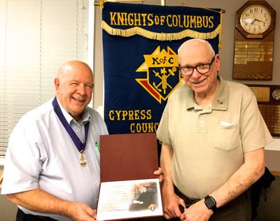 Knights Of Columbus Council 7091 Member Completes New 1st 2nd