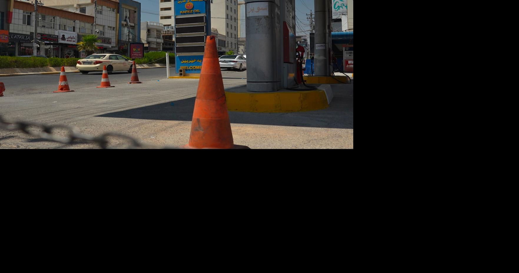 Drivers endure overnight gas lines as a war-driven fuel shortage grips Iraq's Kurdish region