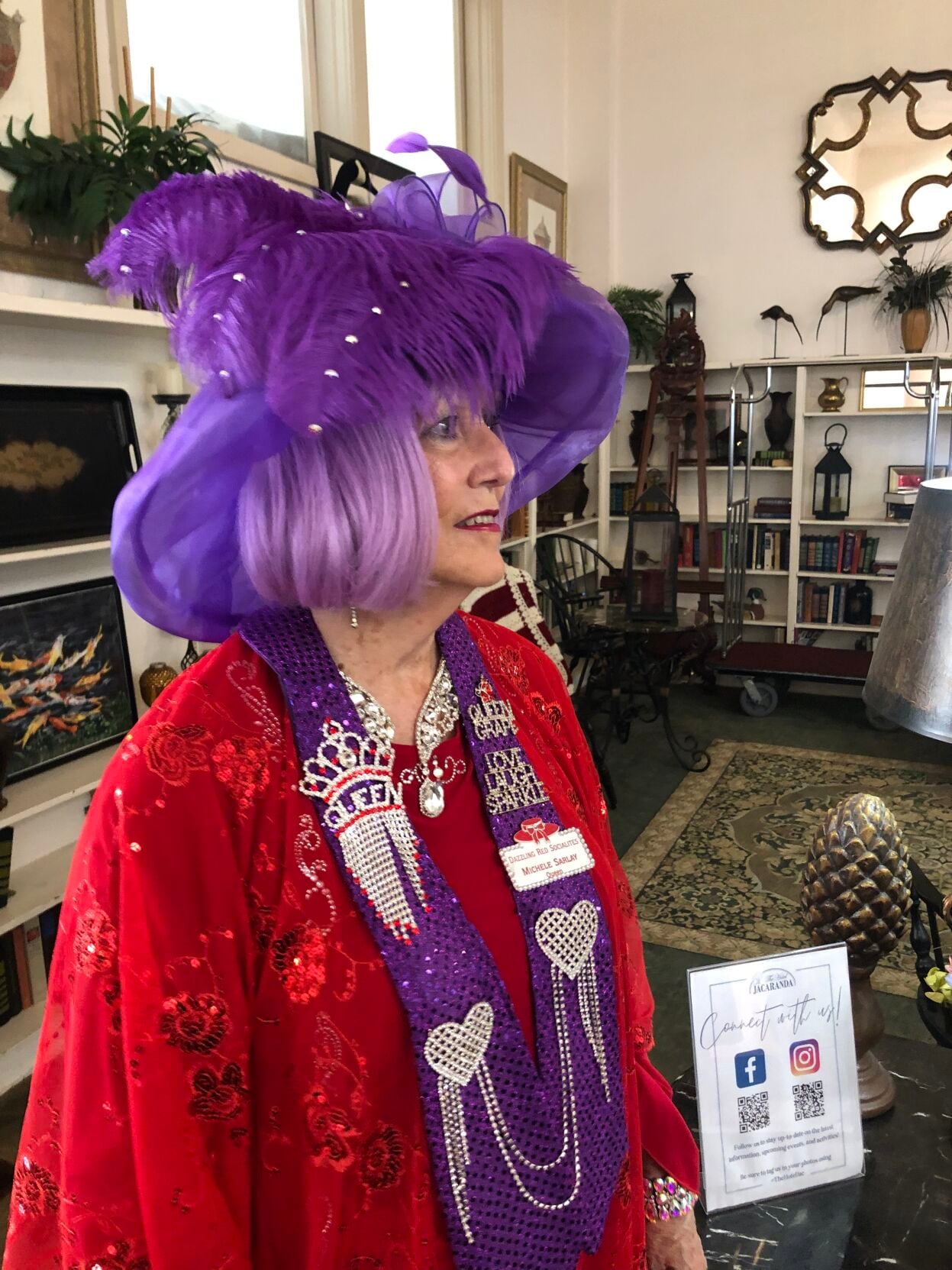 Meet the Queen of the Red Hat Society | | midfloridanewspapers.com