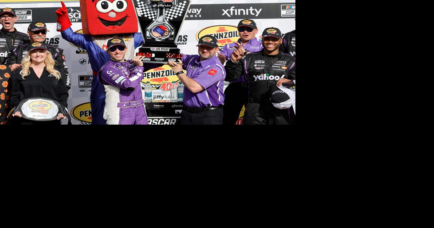 Hamlin takes a Las Vegas win alongside Chris Gayle