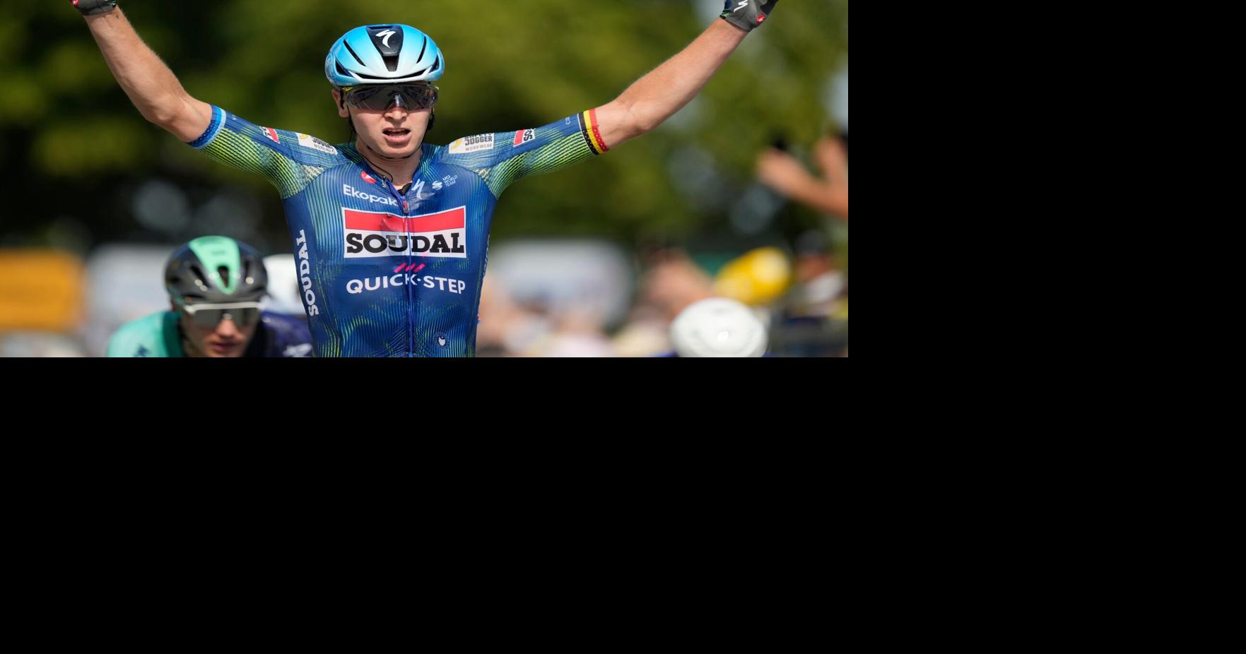 Merlier wins stage 8 as Pogačar keeps yellow jersey