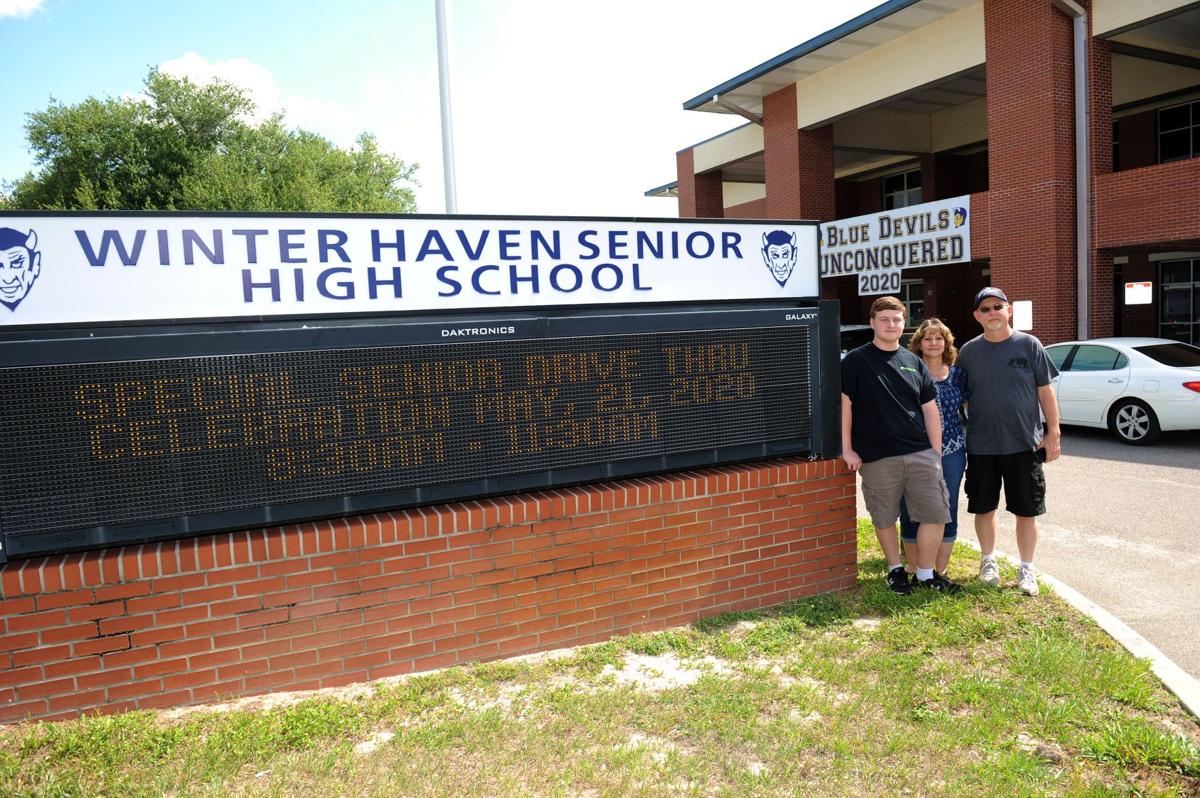 Winter Haven High Holds Drive Through Celebration For Class Of