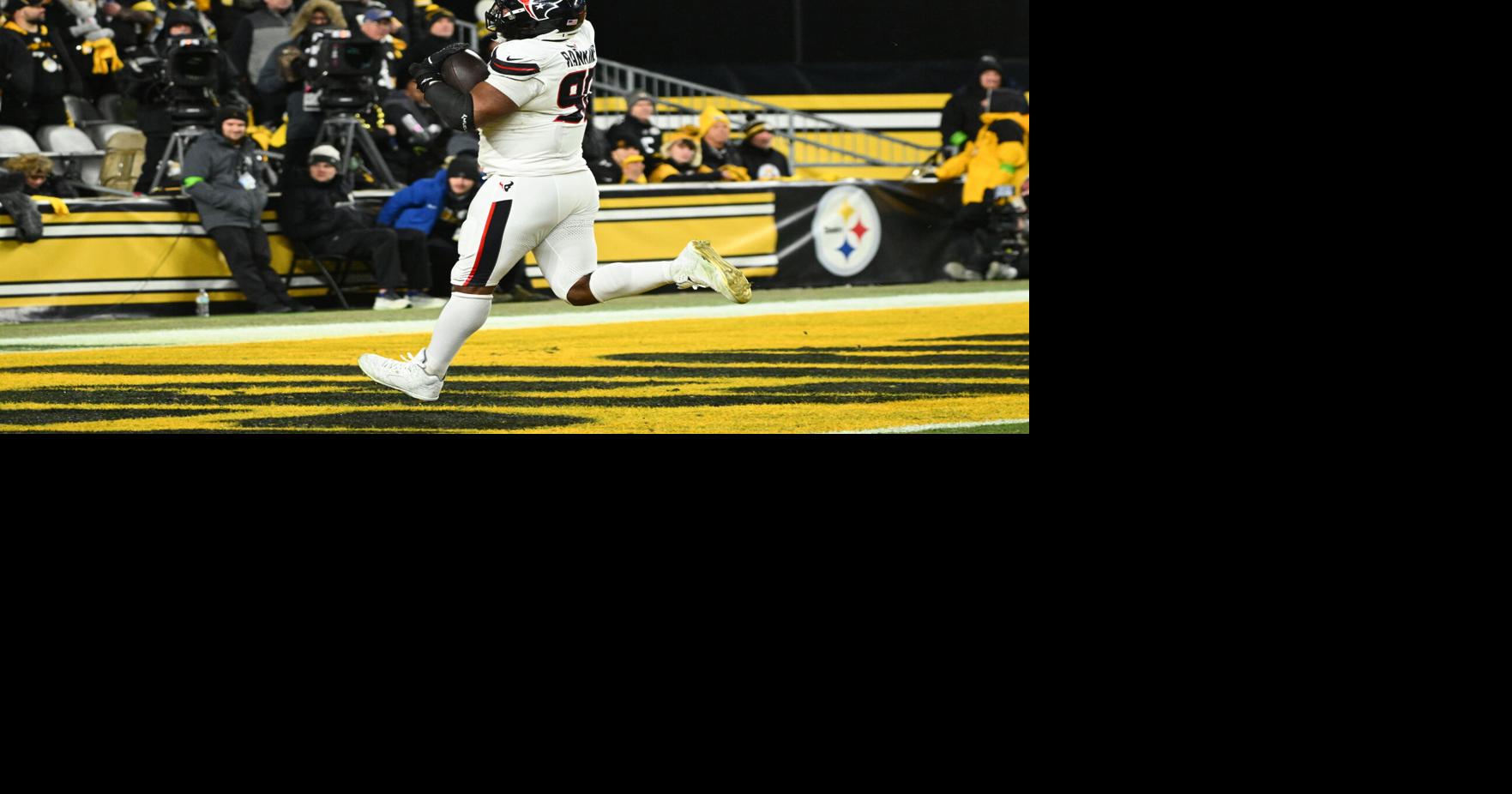 Texans trounce Steelers for first road playoff win