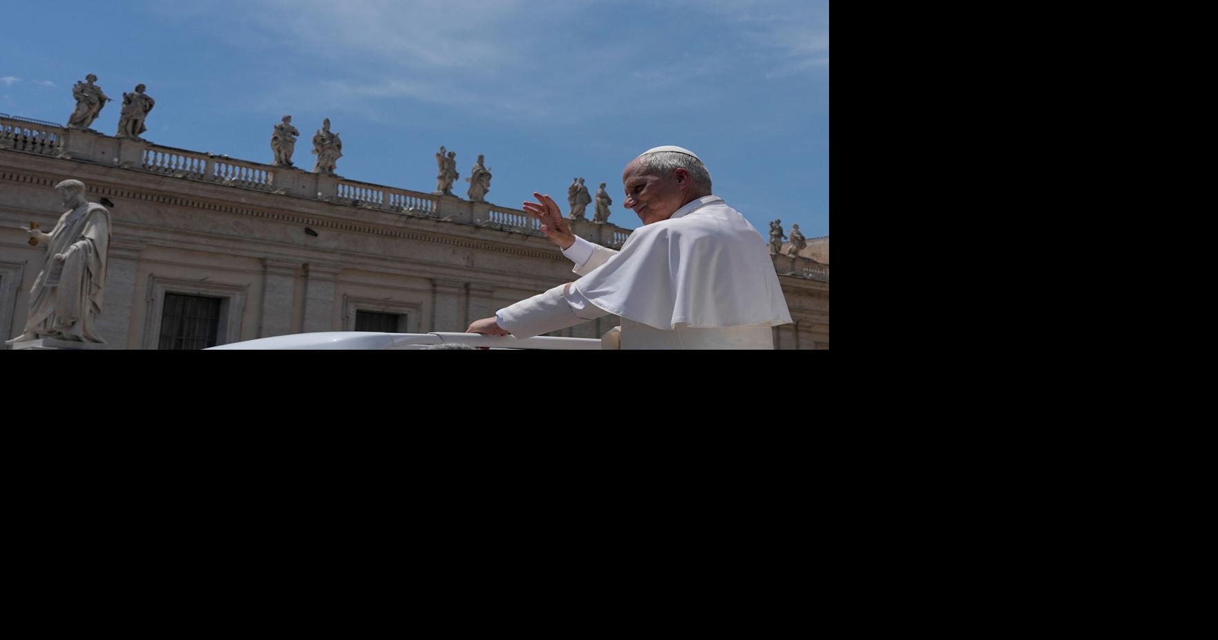 Pope Leo XIV says war 'never blessed by God' as he opens meeting of world's cardinals