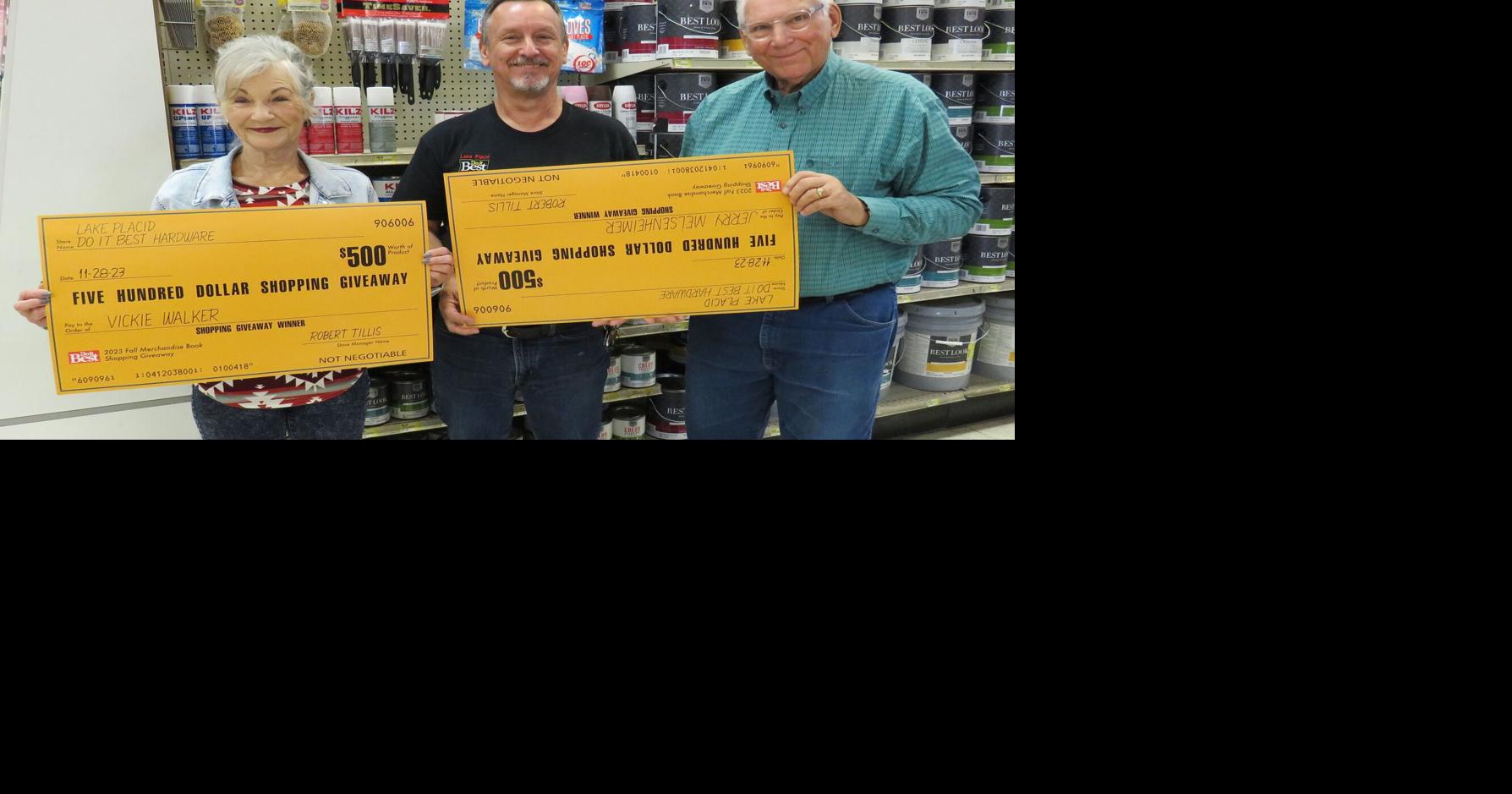 Lake Placid Hardware announces fall contest winners News