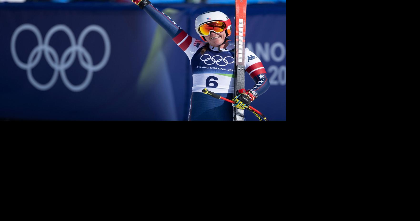 Breezy Johnson wins Olympic downhill