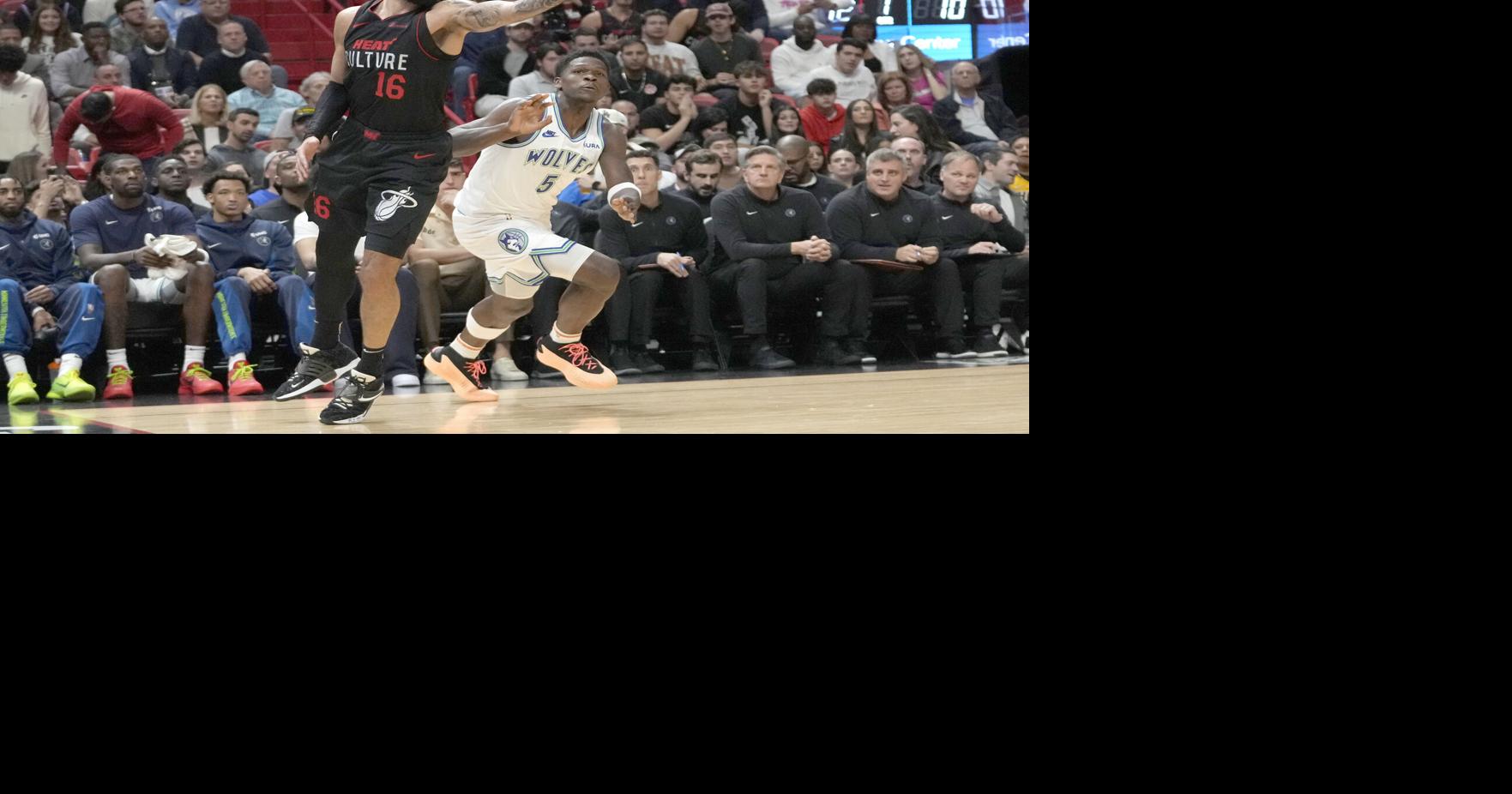 Wolves rally from 17 down to beat Heat 112-108 | National ...