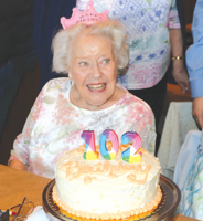 Ginny Salfisberg Celebrates 102nd Birthday