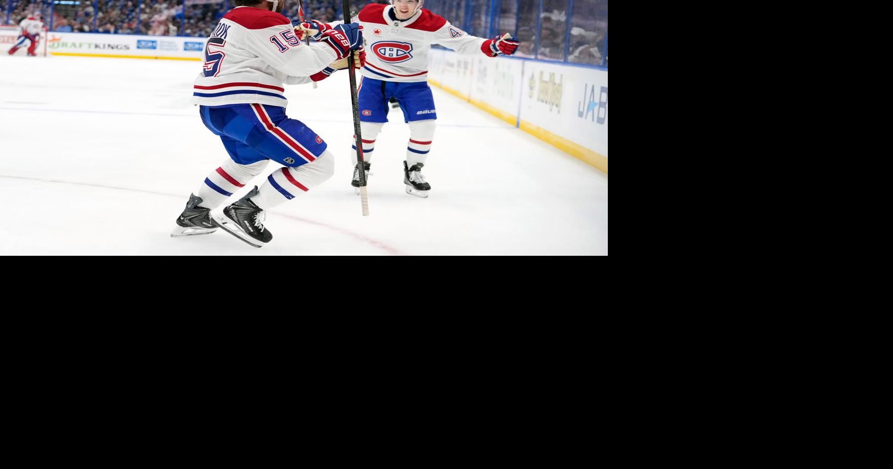Newhook scores late as Canadiens eliminate Lightning in Game 7