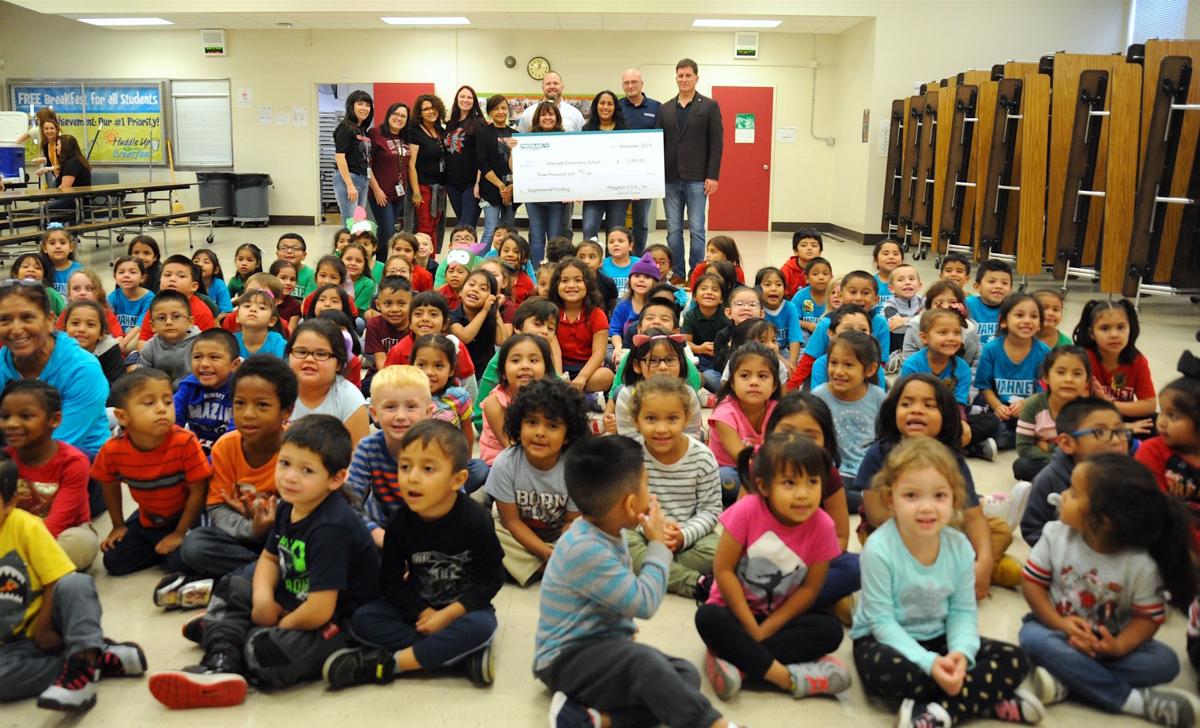 Polyglass Usa Makes Donation To Wahneta Elementary Winter Haven
