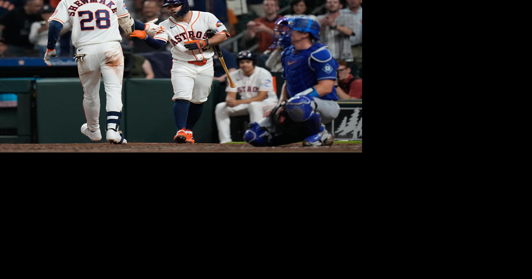 Ohtani allows his first HRs of the season to Walker and Shewmake as the Astros beat the Dodgers 2-1