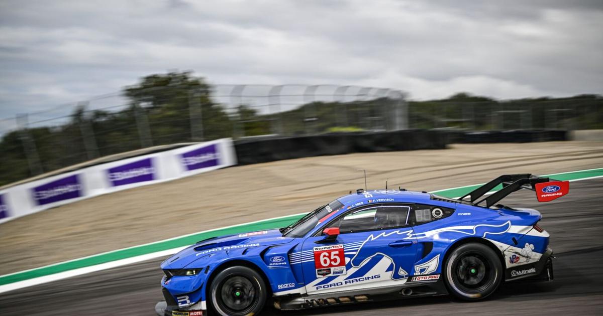 Mustang, Lamborghini take GT wins at Monterey