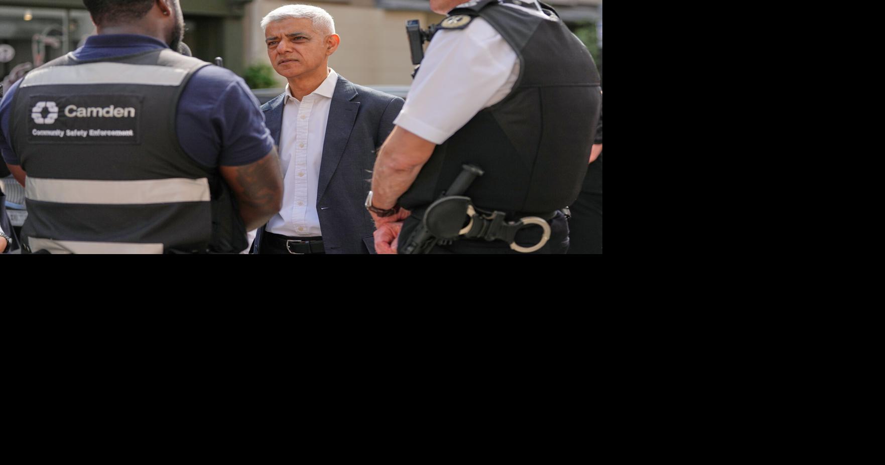 London's mayor says falling crime shows the city is safe despite alarming online claims