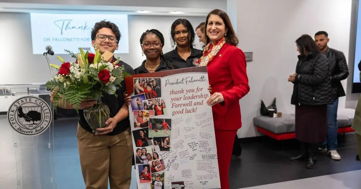 Polk State College and community celebrate president