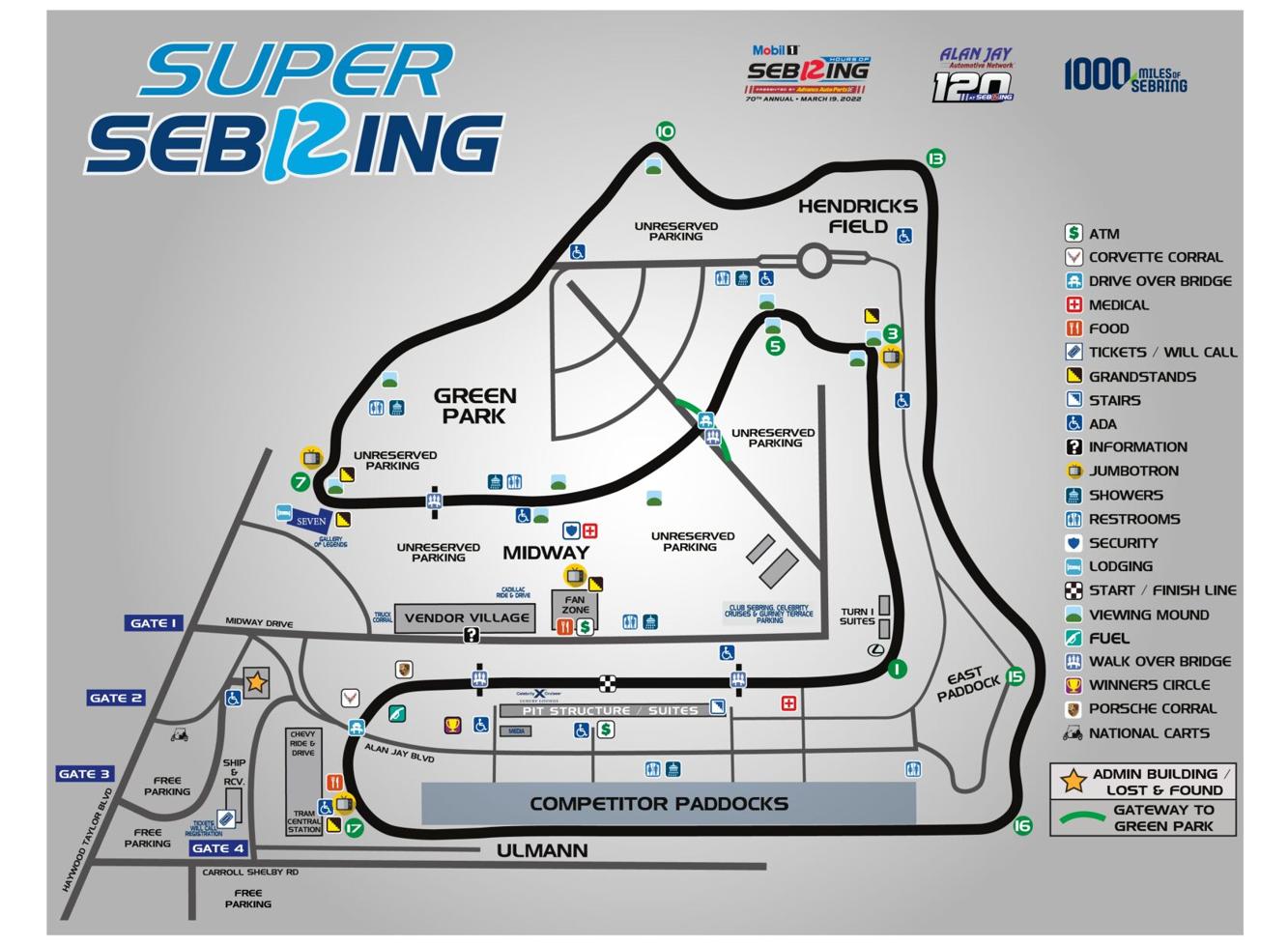 Sebring Track Map for 2022 | Highlands News-Sun | midfloridanewspapers.com