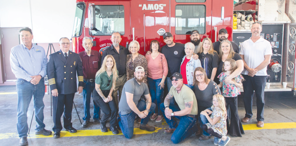 Lake County Fire Department names Engine 21 in honor of Amos Roach Triangle News Leader