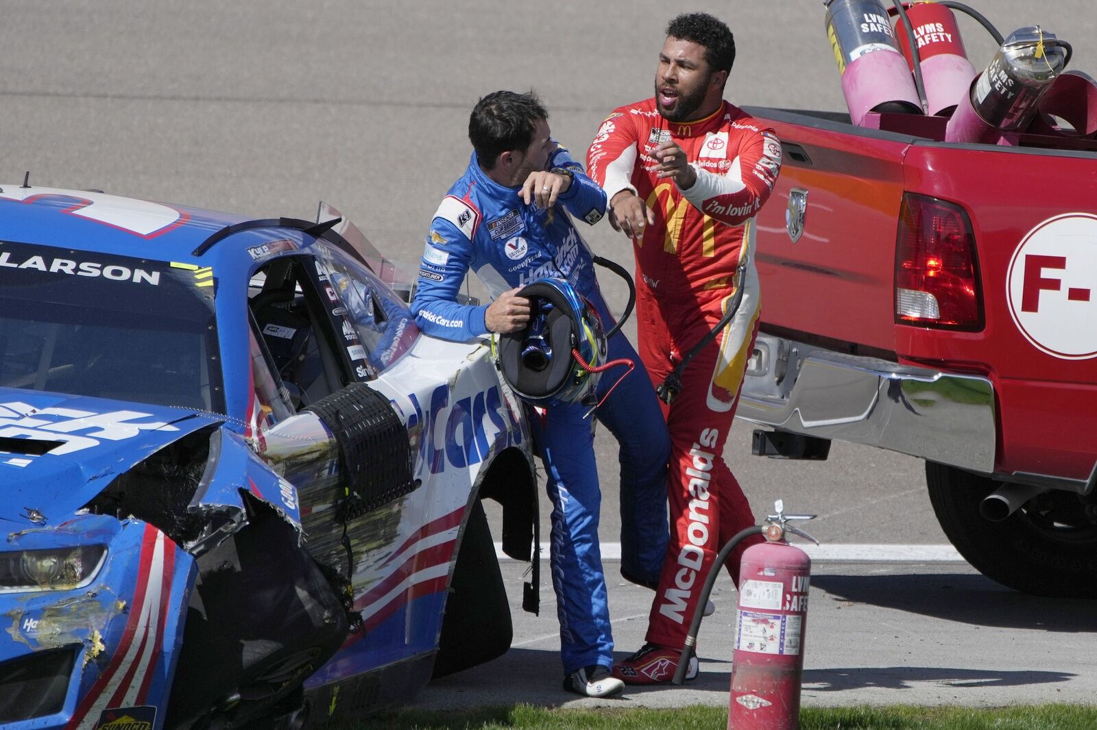 NASCAR Suspends Bubba Wallace 1 Race For Las Vegas Crash | Highlands ...