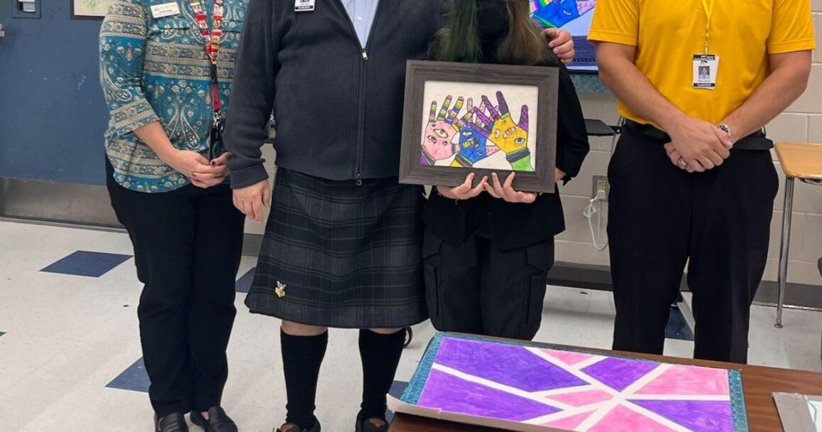 Eustis Middle School student’s artwork to hang in Florida state capitol