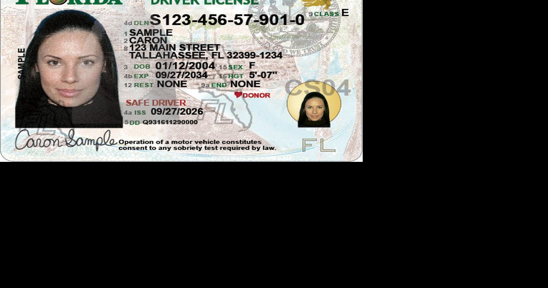Florida redesigns driver license, identification cards | News ...