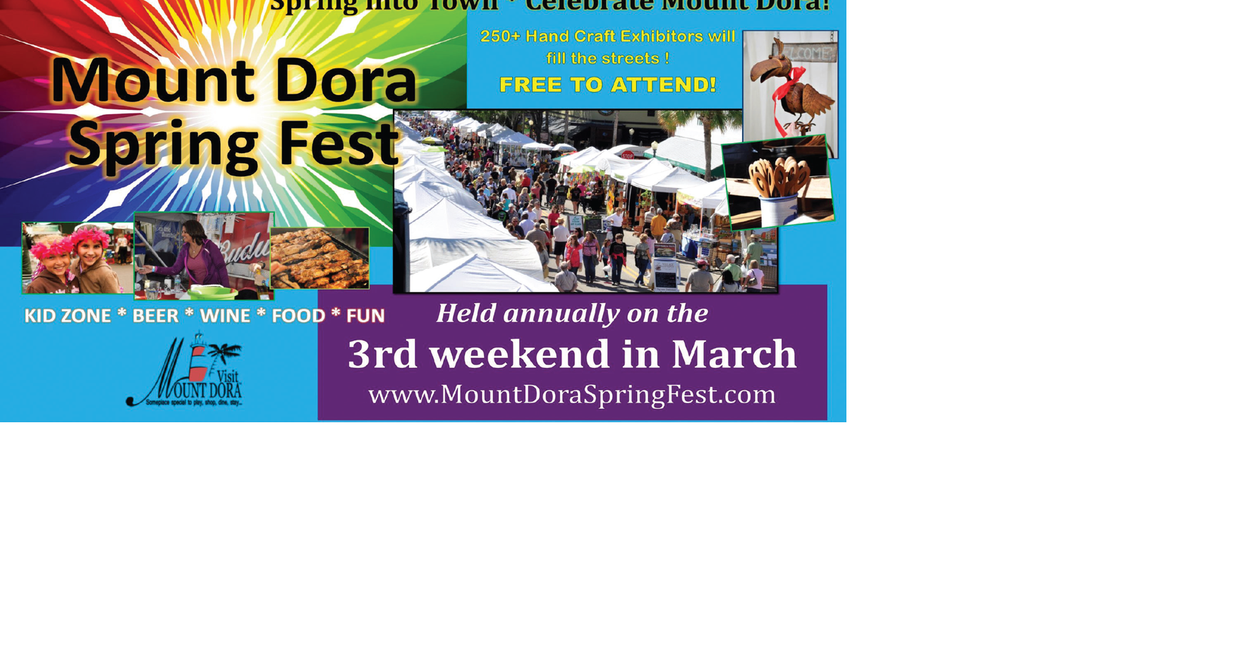 Mount Dora Spring Fest to be held on 3rd weekend in March Triangle News Leader