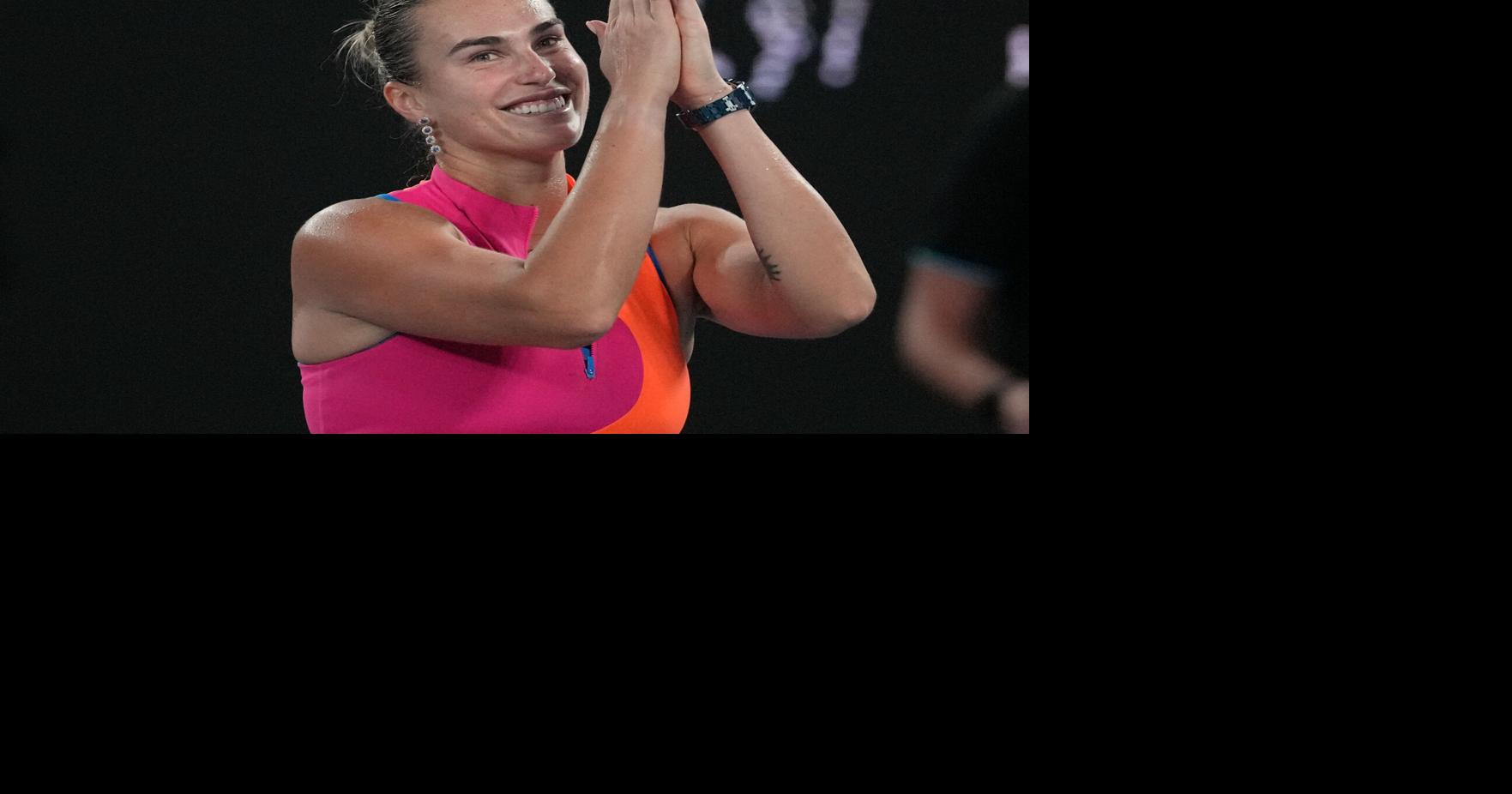 Sabalenka advances to fourth consecutive women's final