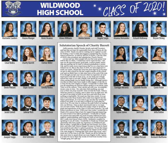 Class of 2020 — An Unprecedented Graduation for Wildwood High School